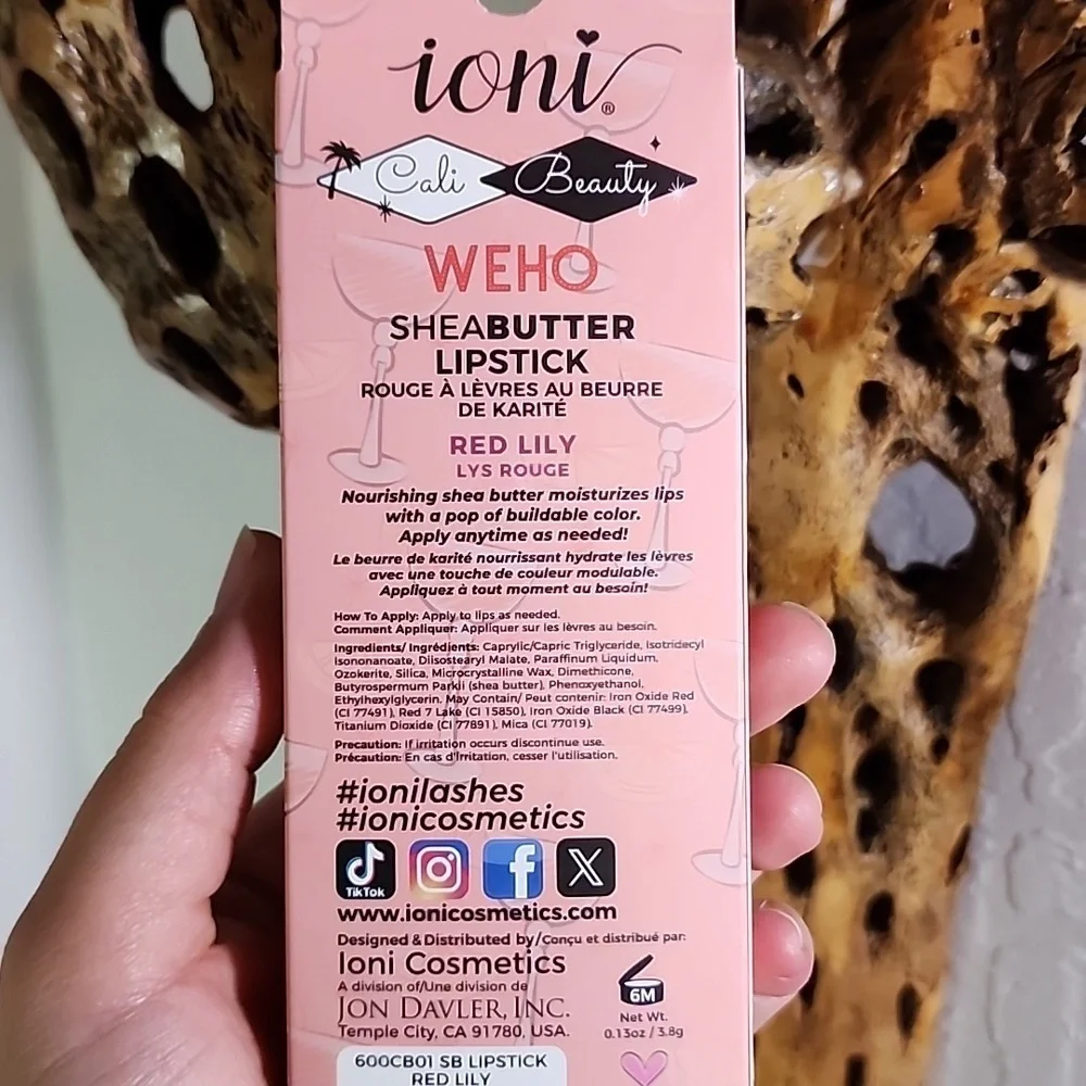 NEW And FREE Ioni Shea Butter‎ Lipstick